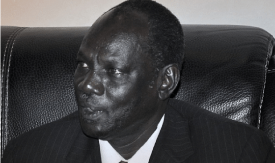 "In other words, anybody who celebrates successful operations being conducted by the rebels against the government... is a rebel, and we cannot continue to accommodate rebels inside UNMISS compounds and allow them to celebrate or do whatever they want," Makuei,(Photo: Waakhe Simon Wudu|Nyamilepedia)