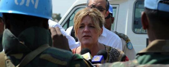 File photo: Special Representative of the Secretary-General Hilde Johnson (UN)