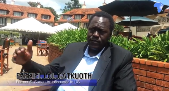 Former political detainee, Amb. Ezekiel Lol Gatkouth, former South Sudan ambassador to Washington(photo: via Daily Nation)
