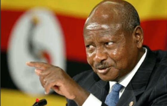 Museveni Pointing