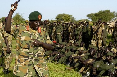 Maj.Gen. Peter Gatdet Yaka plans major offensives in Unity state(photo:AFP)