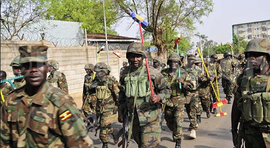 UPDF sweeping Juba hospital in February (Photo: Kennedy Oryema)
