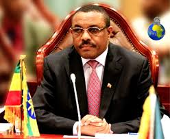 The Ethiopian Prime Minister, Hailemariam Desalegn ...