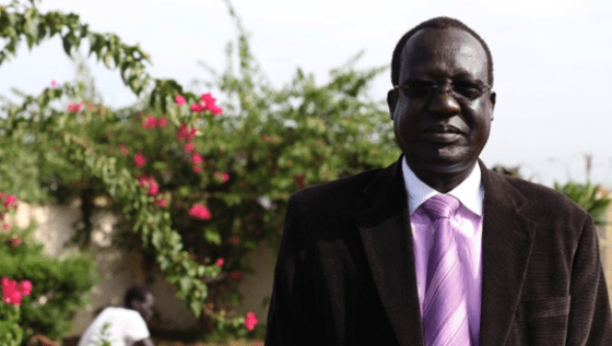 James Hoth Mai, former Chief of South Sudanese army(photo: SOUTHSUDAN-UNREST/SPLA REUTERS/Andreea Campeanu )