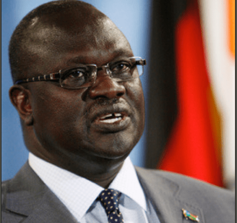 Chairman and commander in chief of SPLA forces, Dr Riek Machar Teny(photo: via Bougi)