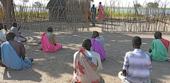 Members of Collo community in unspecified location in Upper Nile(Photo: Trip Down The Memory Lane)