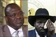Dr Riek Machar, the former vice president and General Kiir Mayardit, the incumbent president of South sudan (Photo: file)