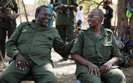 Steve Paterno: "They just found themselves, committing the same crime, hence, they are forced to run and hide together", Paterno's Picture of Former Vice President, Dr. Riek Machar.(Photo: Supplied)