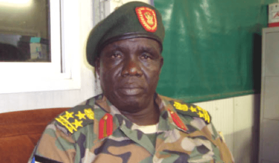 Brigadier Malaak Ayuen Ajok, the SPLA Director of Information [Photo: via Gurtong].
