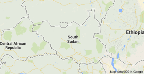 Map of South Sudan 