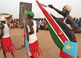 Nuer Cultural dances performing during Independence day 9th July 2011