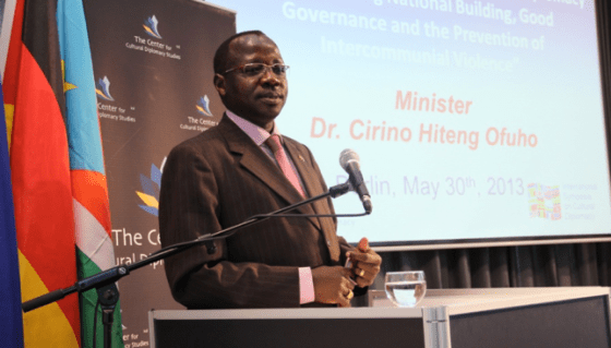 The Former South Sudanese Minister of Culture, Youth and Sports, currently a member of SPLM-Former Political Detainees, the SPLM-Leaders (Photo: cultural diplomacy.org)