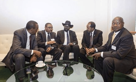 The IGAD leaders meeting on a sideline in New York(Photo: supplied)