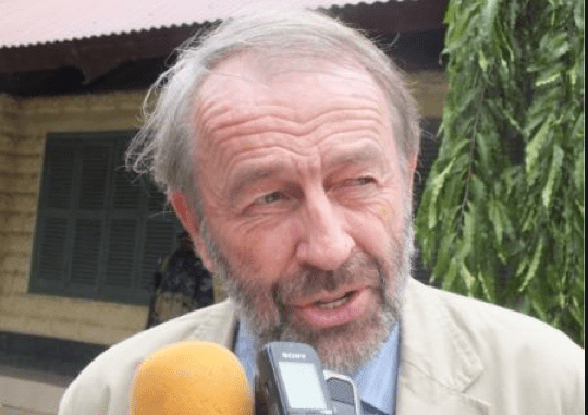  The Canadian Ambassador to South Sudan, Nicholas Coghlan has visited Bor to seek for ways of supporting the Jonglei state government in development in April 2013(Photo: Gurtong)