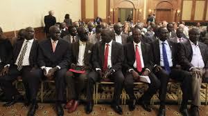 SPLM in Opposition Delegation at Peace Talk in Addis early 20014