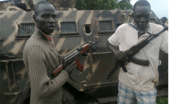 SPLM/SPLA allied freedom fighters in Dolleib Hill of Upper Nil State(Photo: Supplied)
