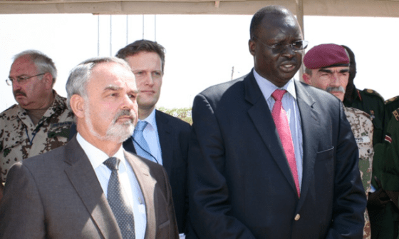  The former deputy minister of defense and veteran affairs, Dr. Majak Agot reveals facts about the South Sudan conflict in Arizona, USA(Photo: past file/Bundeswehr/Aschert/Andreas Aschert)