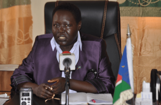 Later Cecilia Oba Tito, the former Mayor of Yei town(Photo: file)