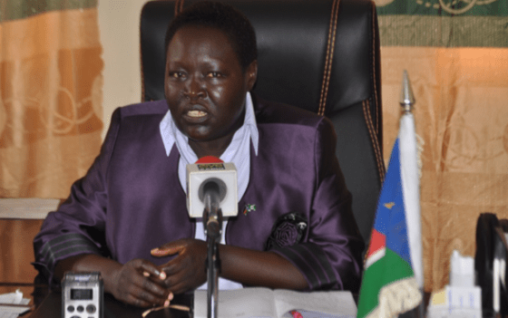 Woman Mayor of Yei late Honorable Cecilia Oba Tito, who was murdered in Juba with her office manger Mr. Lemi.(Photo: file)
