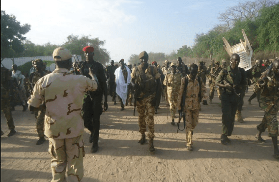 Gen. Mabor Dhol's home coming party at Nyirol, Jonglei, South Suda(Photo: Nyamilepedia)