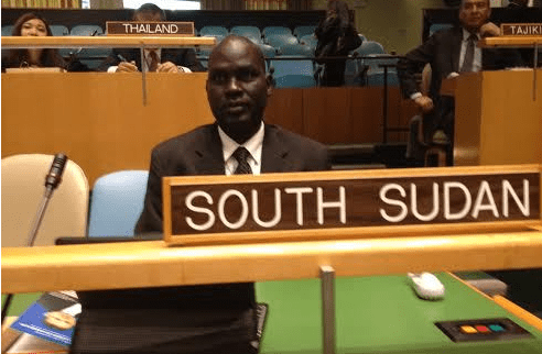 Miyong G. Kuon, SPLM Representative, UN-New York(Photo: Miyong/UN)