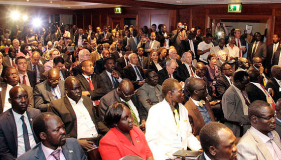 Delegates attend the signing of a ceasefire agreement in Addis Ababa, in the past (Photo: Birahnu Sebsibe/Reuters)