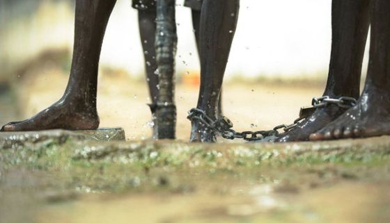 Prisoners chained together in South Sudan prisons(Photo: file)