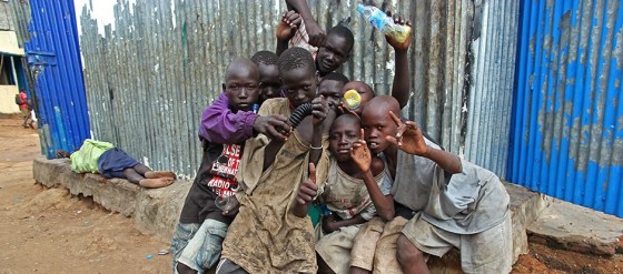 Street Children in South Sudan capital, Juba (Photo: IBIS)