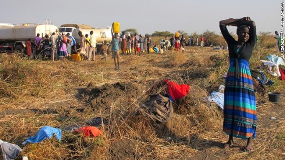 According to Humanitarian reports, the agencies are seeking $600 millions by February 2015 to save lives, fix road and airstrip to reach isolated populations in South Sudan(Photo: via CNN)