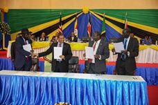 South Sudan warring factions sign a reunification agreement to reunite the warring factions of the ruling party, SPLM(Photo: supplied)