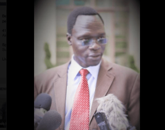 James Gatdet Dak, the Spokesperson for SPLM/SPLA Chairman, Dr. Riek Machar Teny(Photo: file)