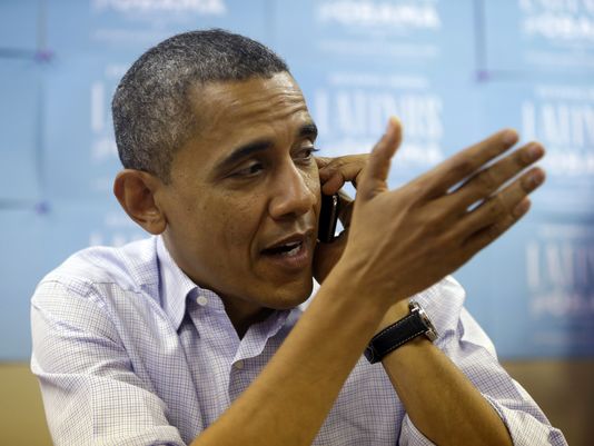 US President, Barack Obama....