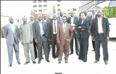 Members of Twic East Community during Dr. John Garang Memorial Day in Des Moines, Iowa, USA.  9/27/2014 (Photo: Twic East Website)
