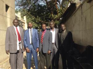 Lou Nuer community members in Cairo, Egypt