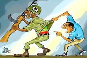 IGAD, a regional bloc with many internal conflicts and corruption, commands the regional problems with solving them under auspice of a few countries (Photo: actually not)