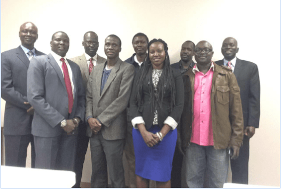 Members of SPLM Mission Office, Washington, D.C., USA. Photo credit: SPLM Mission