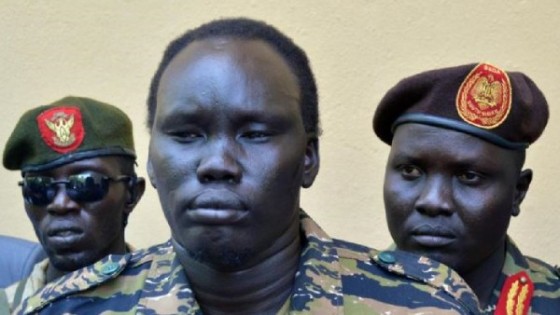 David Yau Yau, the leader of COBRA and his forces, after signing an agreement with Salva Kiir government(Photo: file) 