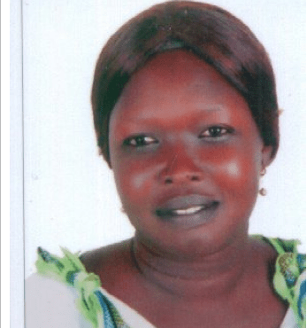 Elizabeth Nyakong Simon the current Chairperson of Nuer Woman association in Egypt...