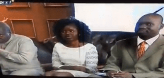 Team Lul Ruai Koang meeting the president at his palace where some went scrolling on their knees(Photo: file)