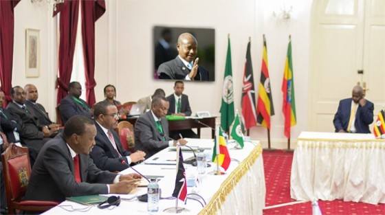 The Leaders of the compromised regional bloc, IGAD, IGAD summit heads of states and governments, deliberating on South Sudan conflict(Photo: IGAD)