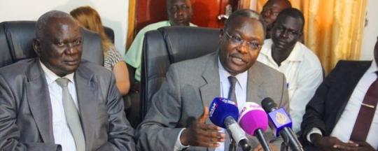 Dr Martin Elia Lomuro, the government minister, who 