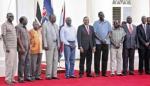 SPLM-Uhuru posting for a picture with Uhuru