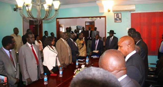 Cde Pagan Amum Okiech being reinstated into SPLM in government as the Secretary General(Photo: supplied)