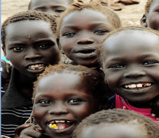 A smiling South Sudanese children in unspecified location in South Sudan(Photo: supplied)