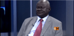 Gabriel Changson Lew Chang, the former chairman of National Committee for Finance and Resource Mobilization for SPLM/SPLA in Opposition during an interview with TV2Africa in June this year(Photo: TV2Africa)